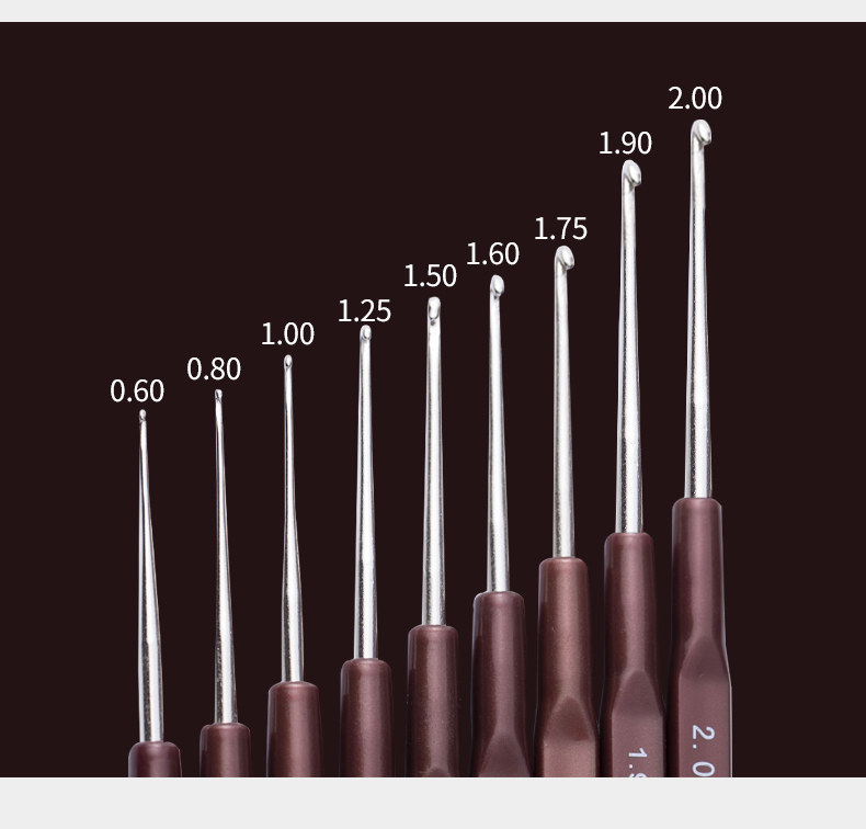 细钩针工具套装diy材料包小号超细勾针手 编织玩偶细线毛线钩针,淘宝优惠券,粉丝福利购,淘宝优惠卷