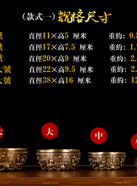 纯铜聚宝盆摆件招财客厅