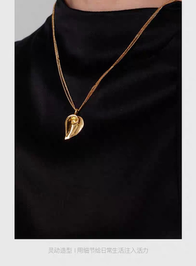 daartemis达弥马蹄莲花朵项链女款轻奢小众精致高级感百搭项圈