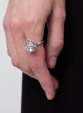 daartemis达弥蔷薇开口戒指女轻奢高级感小众设计精致K金色戒指