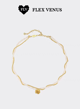 【新品】FLV花野双层项链 她的房间系列小众设计高级感时尚锁骨链