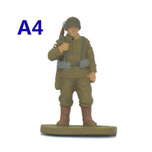 凯撒CAESAR 1:72小号已上色成品沙盘二战兵人模型 英军 美军 法军 - 图0