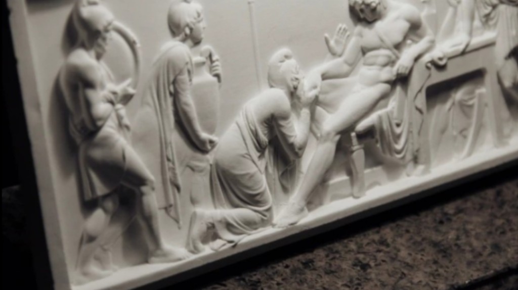 古希腊神话雕塑复制品人物浮雕哥本哈根托瓦尔森博物馆石膏浮雕 - 图2