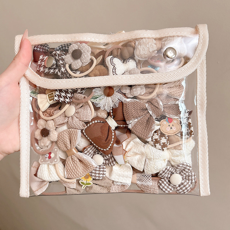 儿童发圈女可爱花朵蝴蝶结头绳发饰高弹力不伤发橡皮筋扎头发头饰,淘宝优惠券,粉丝福利购,淘宝优惠卷