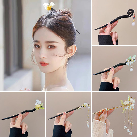 Children's Hairpin Women's Ancient Style New Chinese Style Horse Face Skirt Accessories