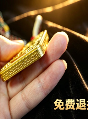 高端药师佛唐卡吊坠合金外壳浮雕雕刻金刚杵项链嘎乌盒配好画心