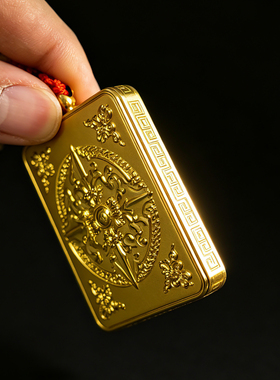 高端品质大黑天唐卡黑财神吊坠玛哈嘎拉项链本命佛职场招财护身