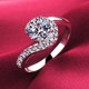 Imported moissanite diamond ring diamond jewelry one carat