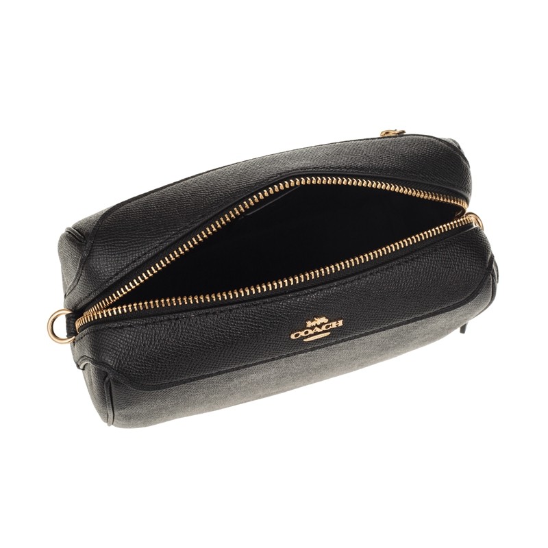 coach女士迷你单肩斜挎桶包牛皮革 百恩海外女士包袋