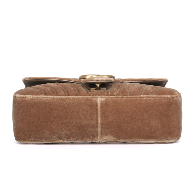 gucci marmont天鹅绒小号斜挎包 百恩海外女士包袋