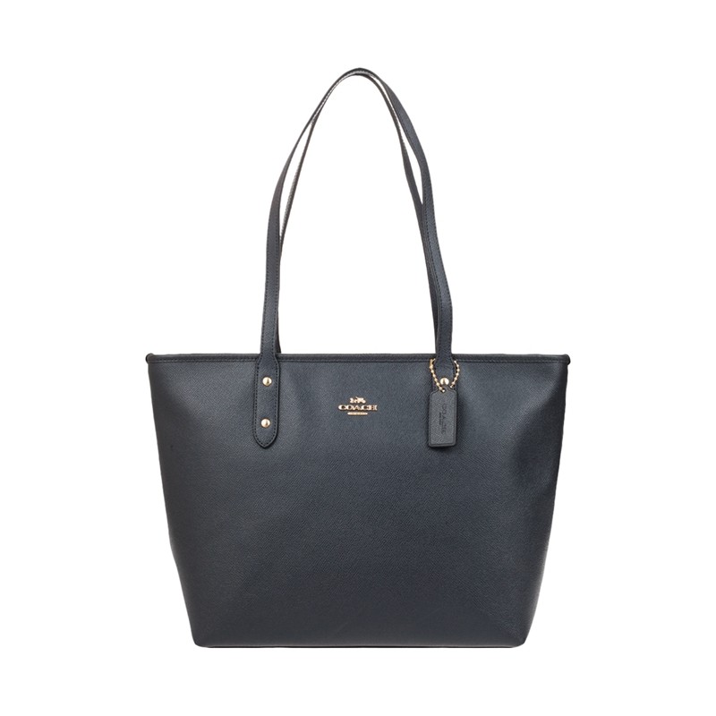 coach女士city zip系列大号牛皮革 百恩海外女士包袋