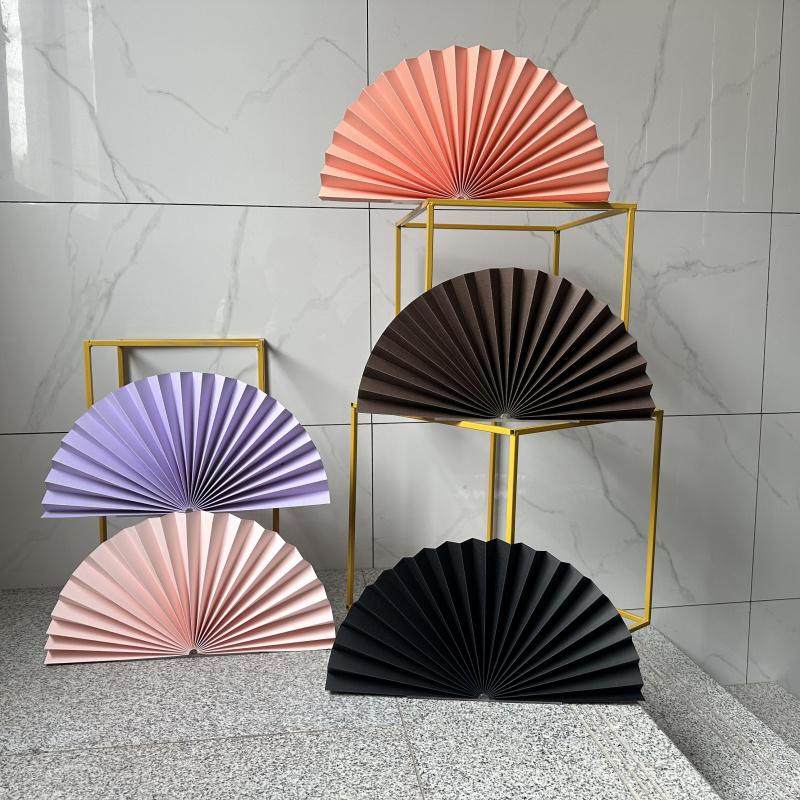 商场厚卡纸折纸扇布置创意美陈结婚装饰折叠红色工艺扇花摆件质感,淘宝优惠券,粉丝福利购,淘宝优惠卷