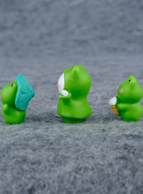 可爱青蛙DIY装饰小摆件