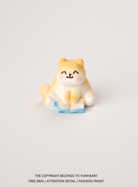 YumHeart！无聊了送Ta沙发猫咪卡通可爱创意桌面小摆件微景观公仔