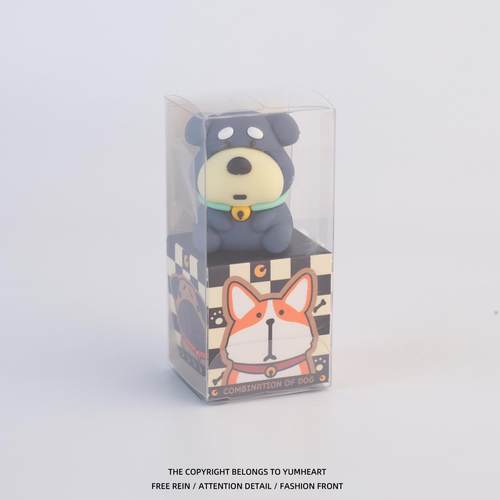 可爱小狗哈士奇卷笔刀小学生铅笔便携削笔刀器转笔刀儿童奖品礼物 - 图2