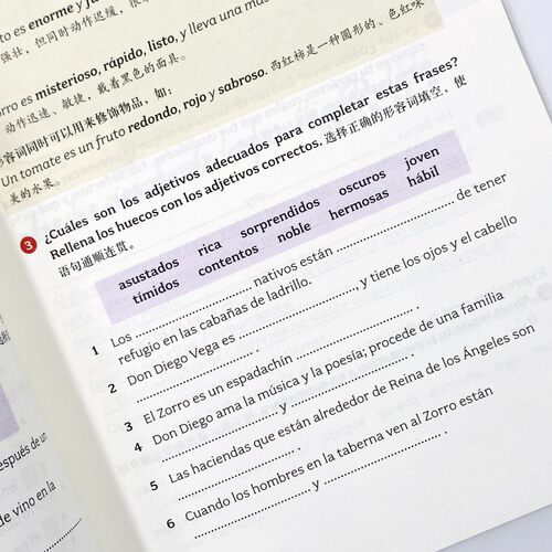 外教社西班牙语悦读系列 A1+A2级(共5册) 佐罗 熙德之歌 西班牙语分级读物 西班牙故事 DELE考试西班牙语听力阅读拓展强化 - 图2