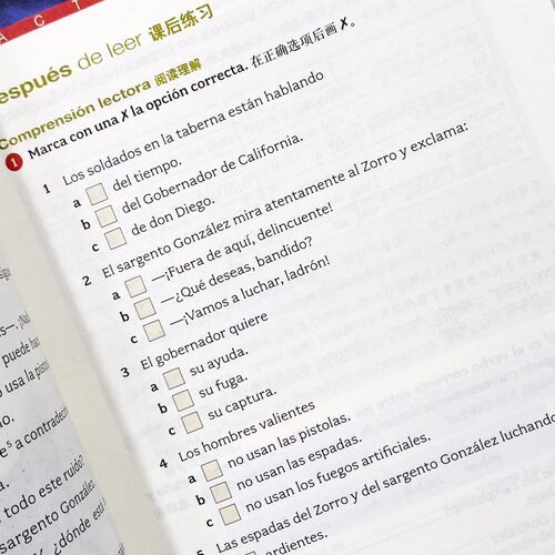 外教社西班牙语悦读系列 A1+A2级(共5册) 佐罗 熙德之歌 西班牙语分级读物 西班牙故事 DELE考试西班牙语听力阅读拓展强化 - 图1