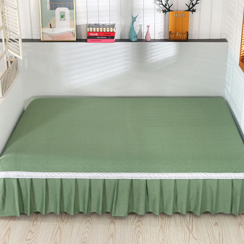 纯色榻榻米的专用床单带裙纯棉斜纹防滑网红四季通用农村炕单定制,淘宝优惠券,粉丝福利购,淘宝优惠卷