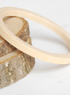 毛胚原木木制木质手镯手工diydiy