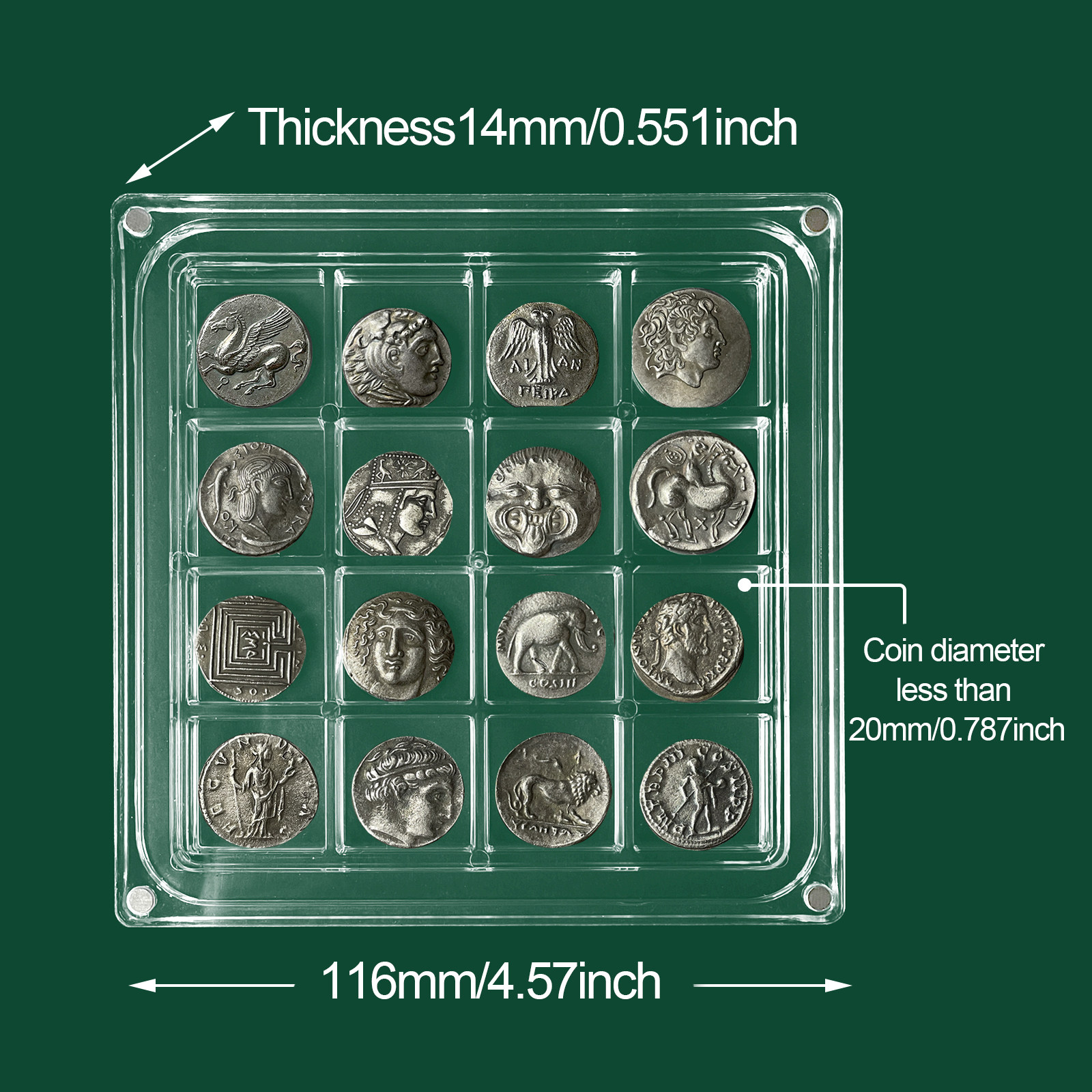 古希腊钱币收纳盒摆件 古典风硬币套组收藏创意礼品桌面摆件,淘宝优惠券,粉丝福利购,淘宝优惠卷