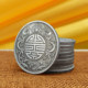 Guangdong Shuanglong Shou character silver dollar coin Guangxu Yuanbao retro Ming and Qing coins craft gifts