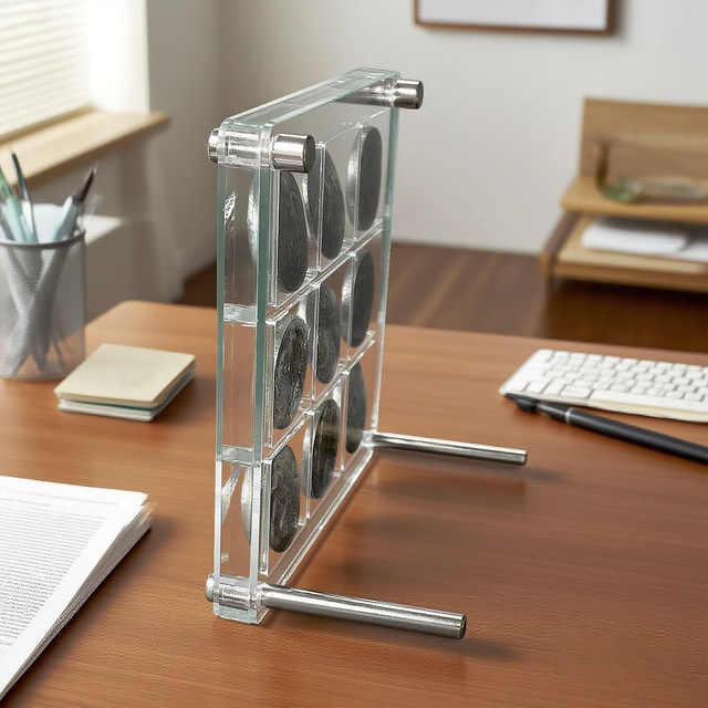 Ancient Greek coin ornaments coin collection Highly transparent acrylic home decoration creative gifts metal crafts