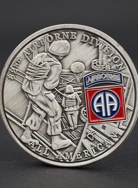 美国挑战空军复古小礼品硬币摆件