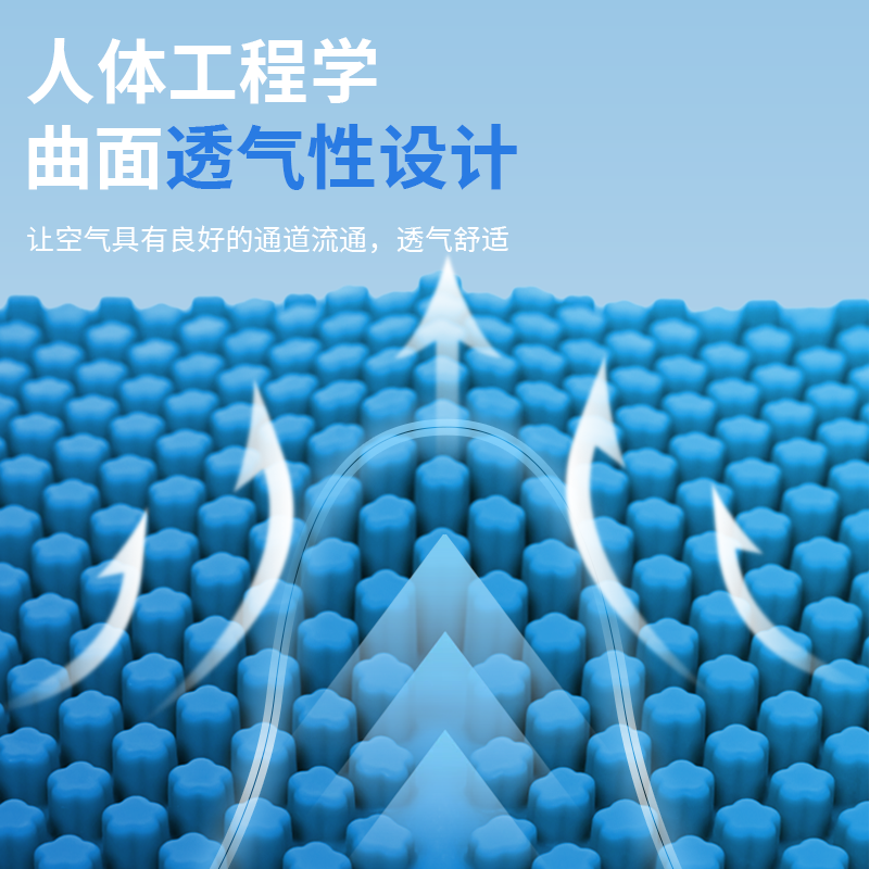 硅胶汽车坐垫单片四季通用2025新款防屁股痛通风透气夏季车座垫