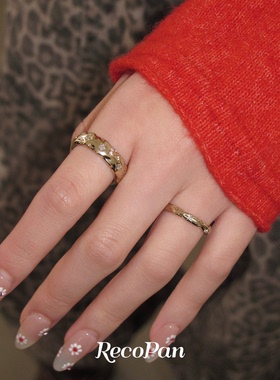 RecoPan星辰浅钛金戒指