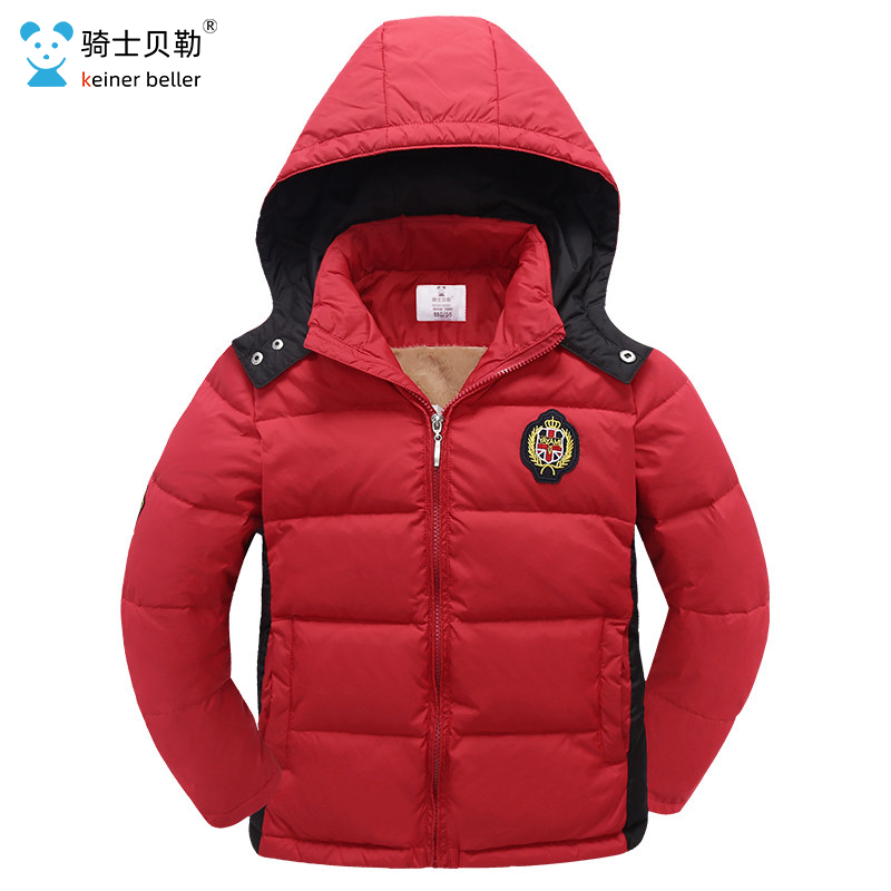 童装男童羽绒服加厚中大童白鸭绒保暖外套儿童休闲户外保暖上衣潮 - 图3