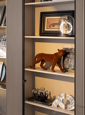 现代简约玻璃花器装饰品