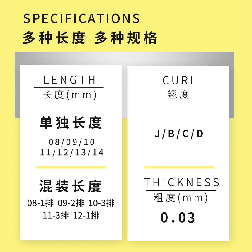 仙女纬度0.03三叶草睫毛美睫店专用3Dyy嫁接睫毛一秒开花不散g根-图1