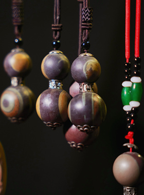 中国苴却砚苴却砚彩玉葫芦福禄挂件摆件送礼佳品