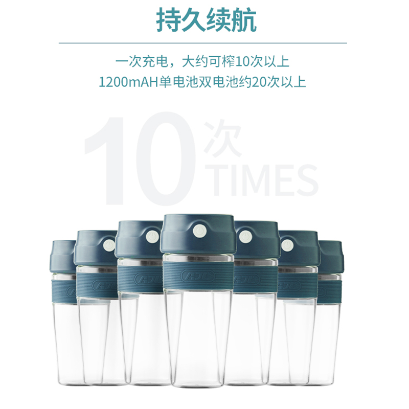 安家乐便携式家用水果小型炸果汁机 安家乐榨汁机