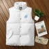 Mùa thu đông xuống áo vest cotton nam phiên bản Hàn Quốc của xu hướng áo cặp đôi áo vest không tay vest vest sinh viên - Áo vest cotton áo ba lỗ tanktop nam Áo vest cotton