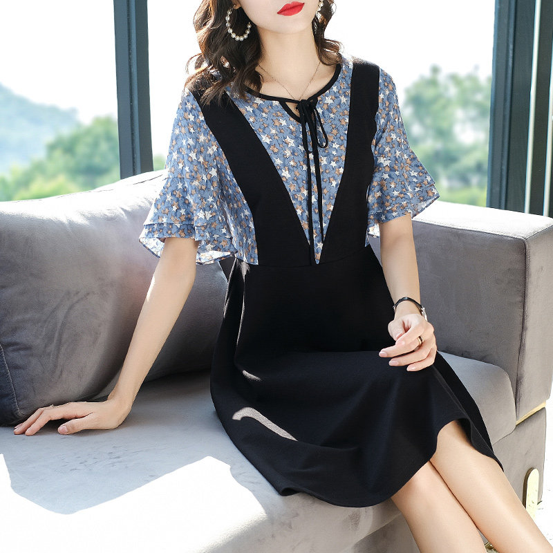 爱朴胖妹妹洋气大码女装2020 mm碎花 爱朴女装大码女装