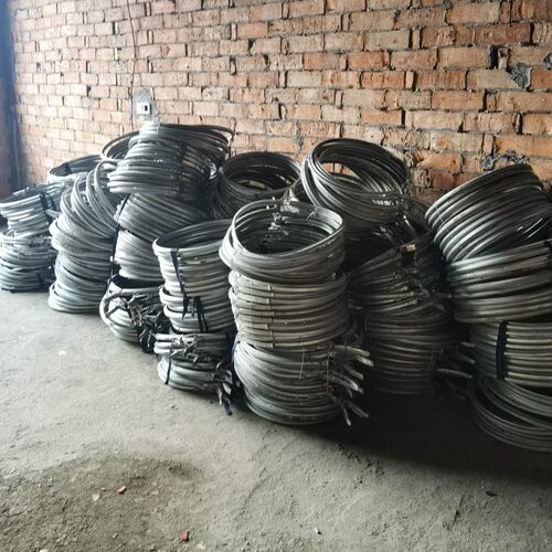 铁箍桶专用铁圈60升大口桶法兰桶盖外圈铁箍盖120升化工桶镀锌箍 - 图1