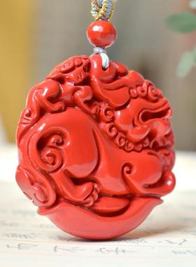 有求必应原矿本命年饰品朱砂项链