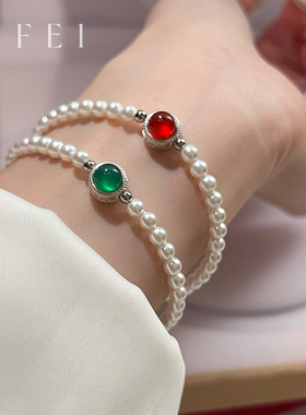 4mm小米珠天然玛瑙手链女手饰