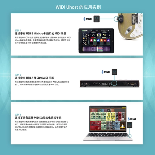 [Shinpu Electric Sound] Cme widi Uhost Three -In -One USB Bluetooth Wireless Midi Adapter