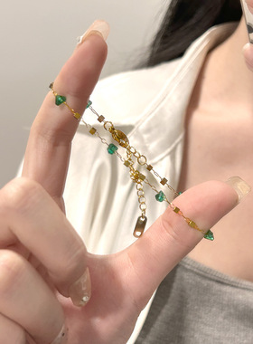 轻奢时尚高级感小众设计手链幸运