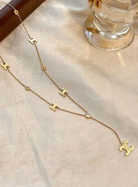 法式小众设计高级感轻奢项链百搭