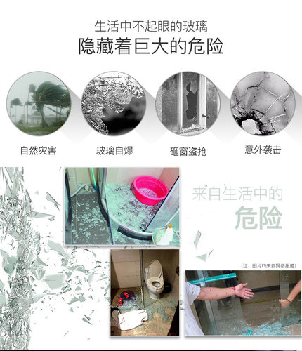 淋浴房玻璃防爆膜上门施工浴室移门窗户家用透明装饰贴膜服务上海 - 图2