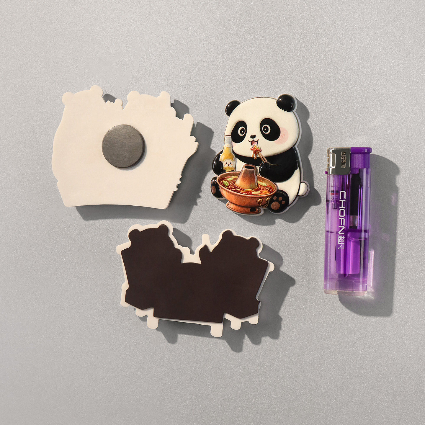 四川重庆熊猫吃火锅冰箱贴成都麻将熊猫开瓶器城市旅游文创纪念品,淘宝优惠券,粉丝福利购,淘宝优惠卷
