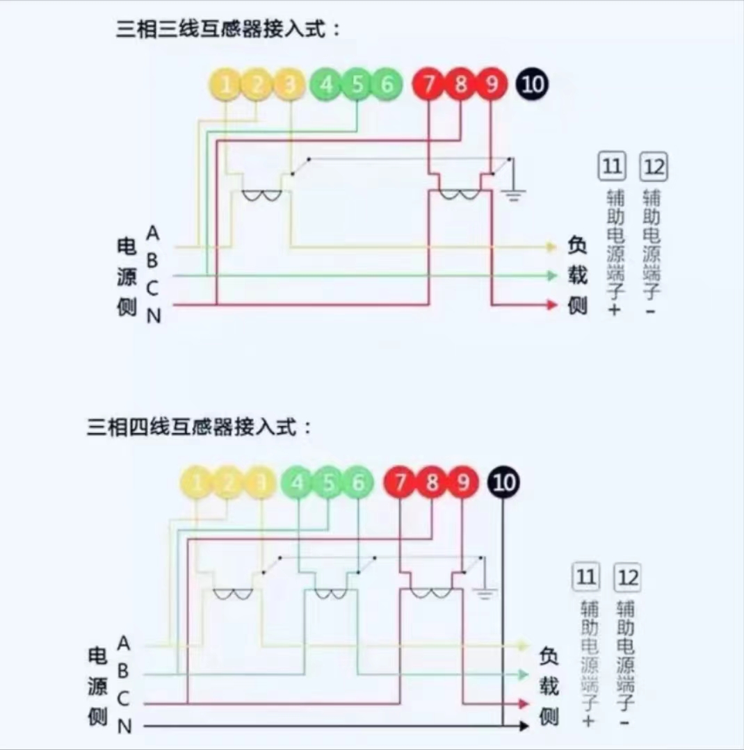 杭州华立DTZ545三相四线峰谷平多功能电表DSZ535三相三线100V0.5S-图1