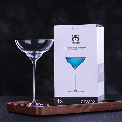 CT2802 CRISON水晶玛格丽特杯 玛格丽塔鸡尾酒杯 Margarita调酒杯 - 图1