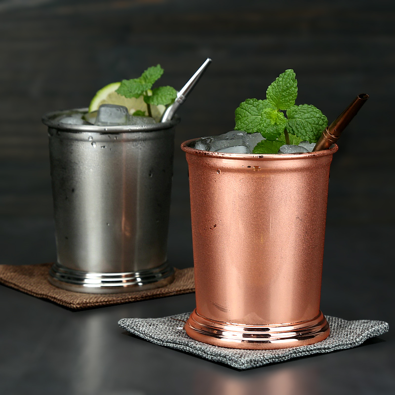 酒吧傳奇台灣薄荷朱麗普杯鞠麗普杯不繡鋼杯Mojito Mint JulepCup