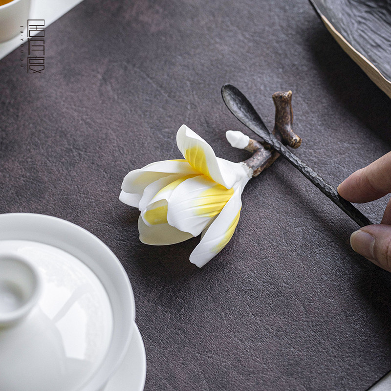 居有度线香香插室内香薰熏香家用底座香托香盘非遗手作玉兰花香炉,淘宝优惠券,粉丝福利购,淘宝优惠卷