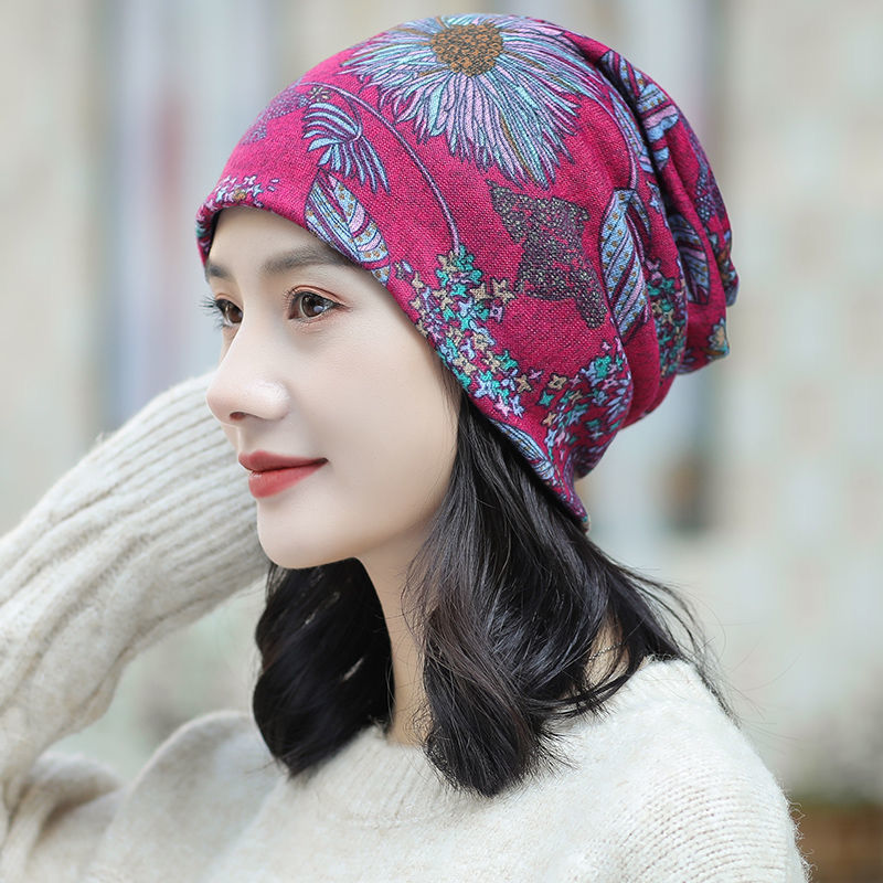 百变仿羊绒围脖脖子围巾套头帽子秋冬女面罩脖套扭扭帽护颈10包邮 - 图2