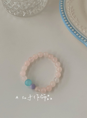 日韩风天然水晶手链女